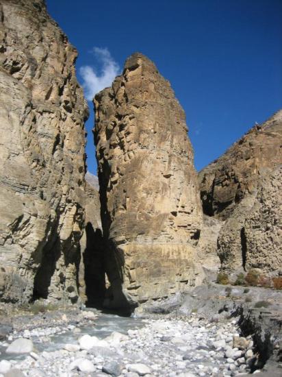 Arriv&eacute;e sur le site de Phu gate (en bas)