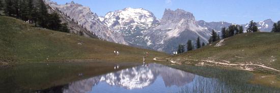 Le col des Thures au-dessus de la Vallée Etroite (Mont-Thabor - Alpes)