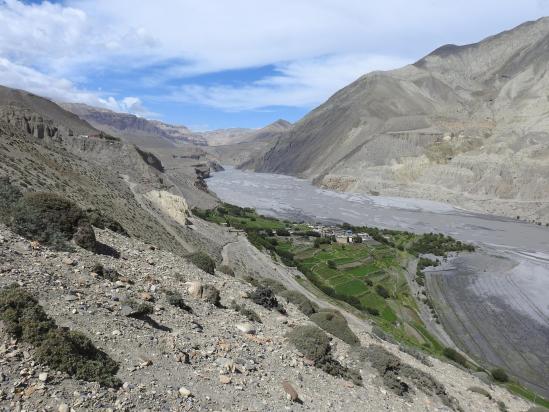 Tirigaon en RD de la Kali Gandaki