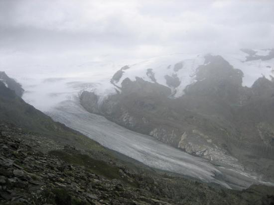 Dans les nuages au sommet de l'Oberrothorn