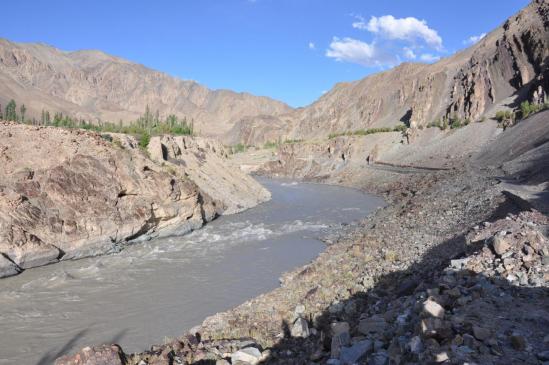 La vallée de l'Indus du côté d'Alchi