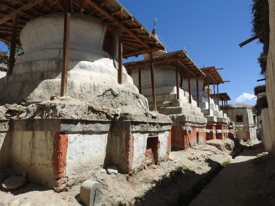 Lo Manthang (place aux 8 chörtens)