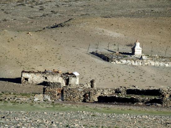 Le village abandonné d'Ulli sur les pentes S du Chagarchan