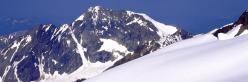 Le Mont Tondu vu du Glacier des Glaciers au-dessus du refuge Robert Blanc