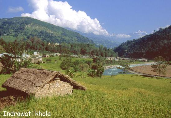 La vallée de l'Indrawati khola