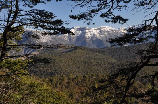 Les contreforts sud du Vercors depuis le col de Vachères