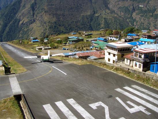 L'altiport de Lukla