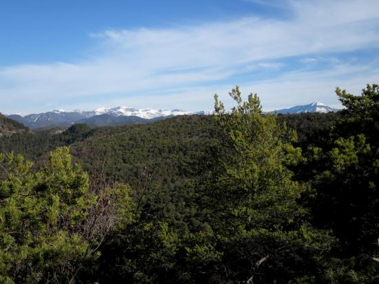 Juste après avoir dépassé le col de Sauzet