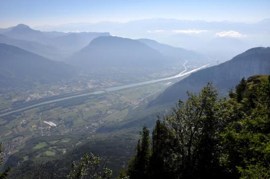 La plaine de Grenoble depuis la Sure