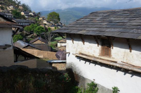 Tanting, village gurung du piémont
