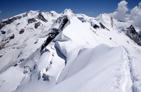 Sur le sommet W du Breithorn