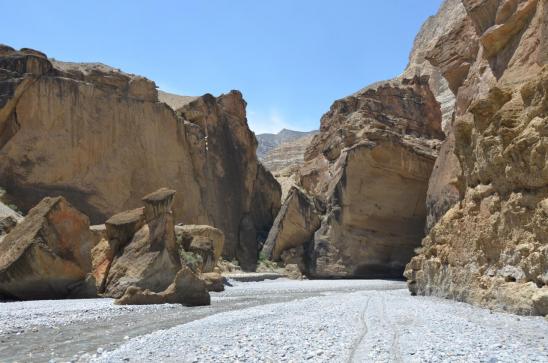 Dans le lit de la Kali Gandaki