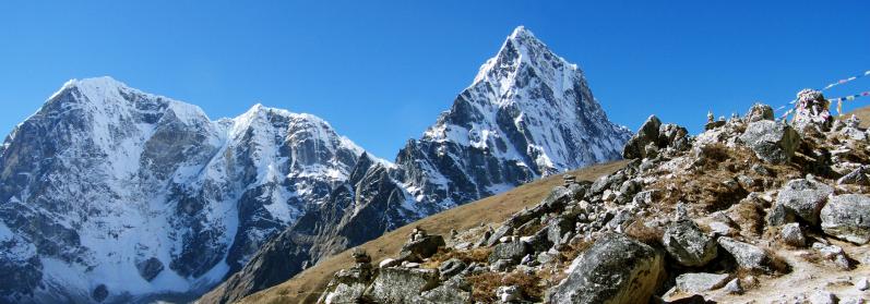 Taweche et Cholatse depuis Dughla