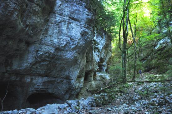 En suivant les gorges de la Vèbre