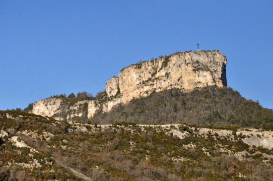 La Croix du Vellan vue depuis les Vingt-Cinq