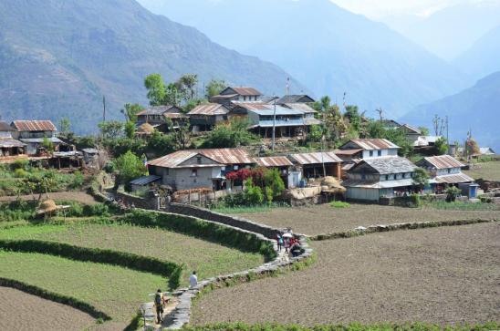 Le village de Sikle entre Galegaon et Khudi