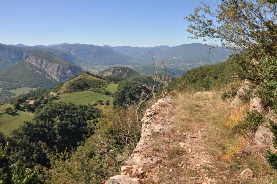 Au-dessus du vallon des Arnaux