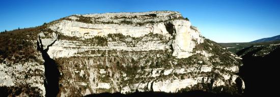 Les gorges de la Nesque : le Rocher du Cire