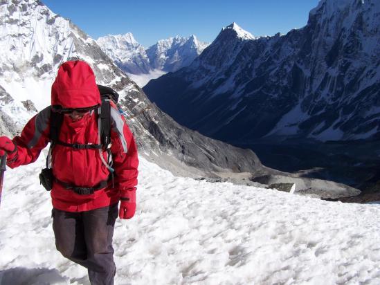 Montée au Tesi Lapsa côté Khumbu