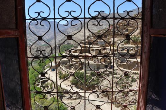 Le village de Tannamert vu depuis une fenêtre de la maison de Mohamed
