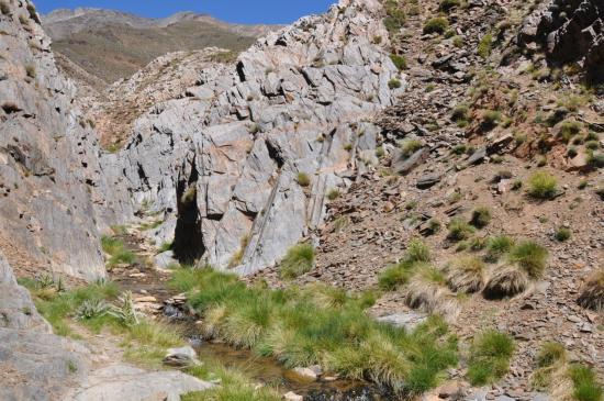 Dans la gorge de l'assif Tislit