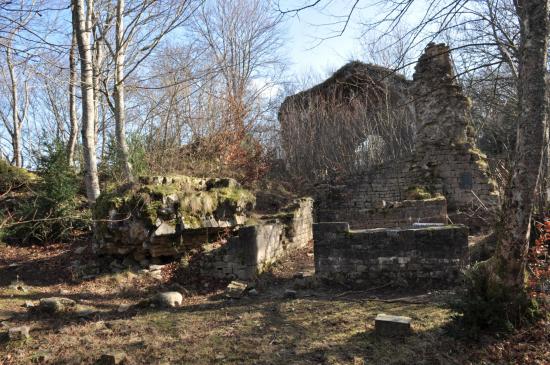 Les ruines de l'église Saint-Médard (ancien monastère)