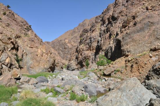 Remontée de la gorge de l'assif Tafklast