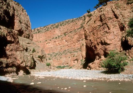 Dans les gorges de l'asif Melloul