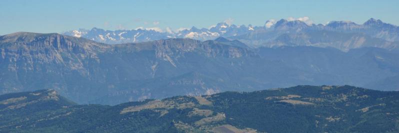 Panorama sur l'Oisans depuis le sommet du Veyou (Trois Becs)