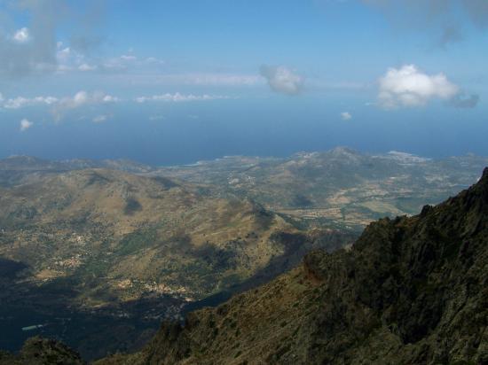 La Balagne vue depuis le sommet du Monte Grosso