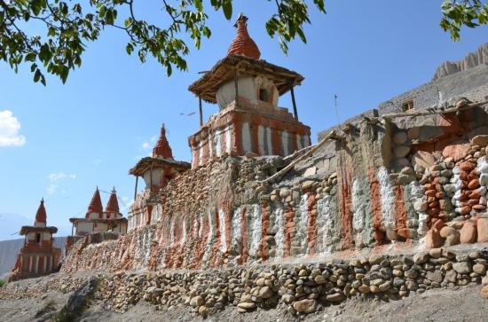 Les chortens de Tangye