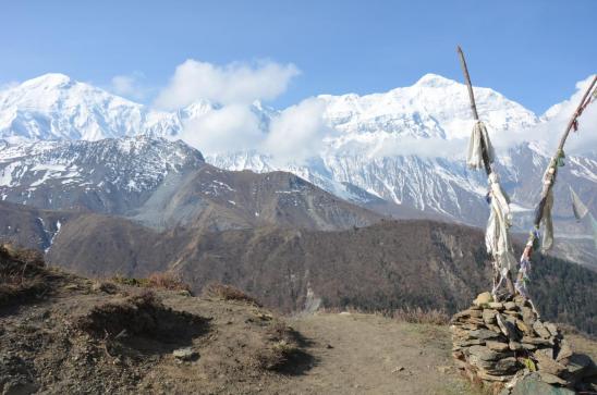 Après Chaurikharka, la descente douce vers Jomosom