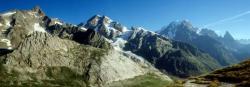 Le val Veny depuis le col des Chavannes