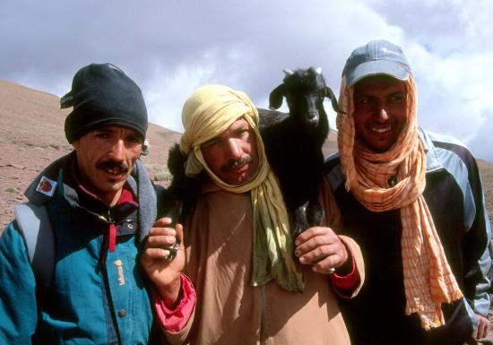 Mohamed (guide), Abdou et Moktar (muletiers-cuisiniers)