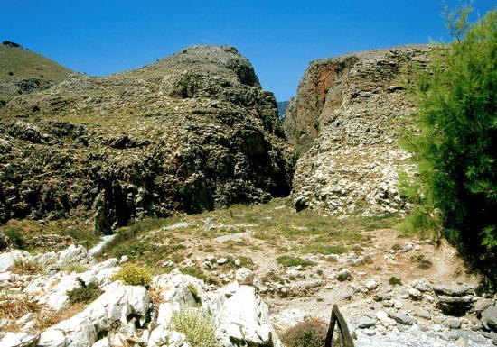 Sortie des gorges d’Aradena