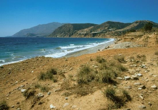 La plage à proximité de Festos