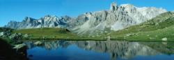 La Main de Crépin depuis les rives du Lac Long (Vallée de Névache)