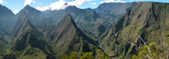 Le cirque de Mafate depuis le Cap Noir (Dos d'Ane)