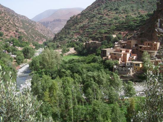 Le village d’Imi n’Taddert (vallée de l’Ourika)