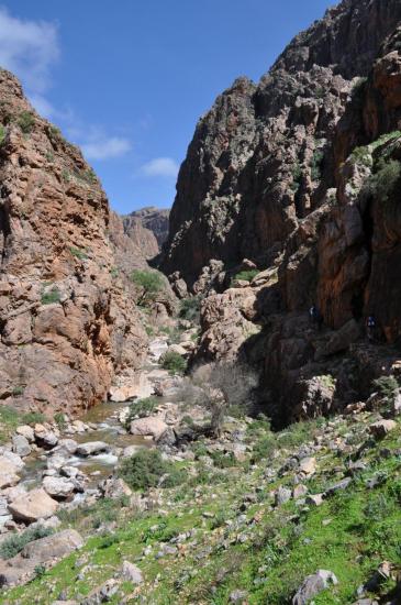 Canyon entre Targa n'Touchka et Tagdichte