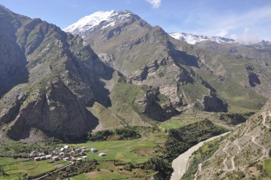 Les paysages de l'Himachal Pradesh entre Darsha et Koksa