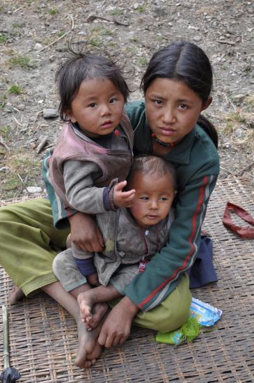 Rencontre dans la vallée de l’Amatal khola