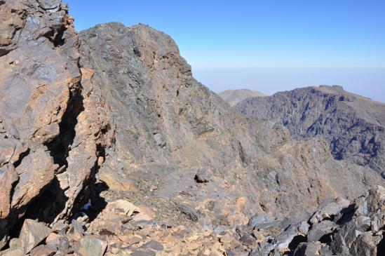 Sur l'arête de l'Annrhemer