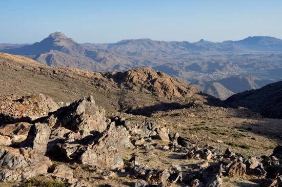 Le pays de Tafraoute depuis les azibs Igouramène