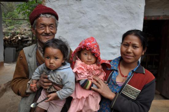 Rencontre le long de l’Amatal khola