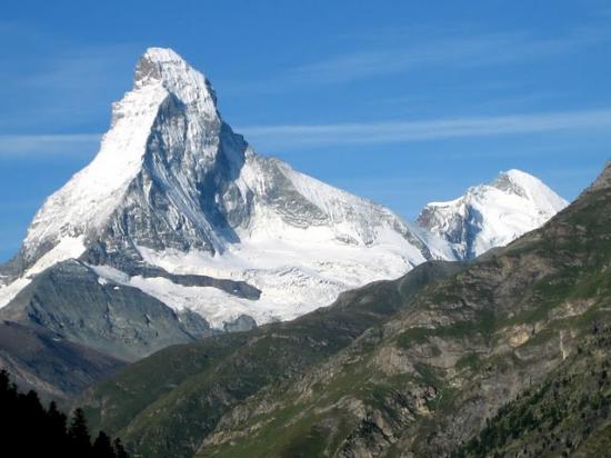 Le Cervin vu depuis le sentier de l'Europaweg