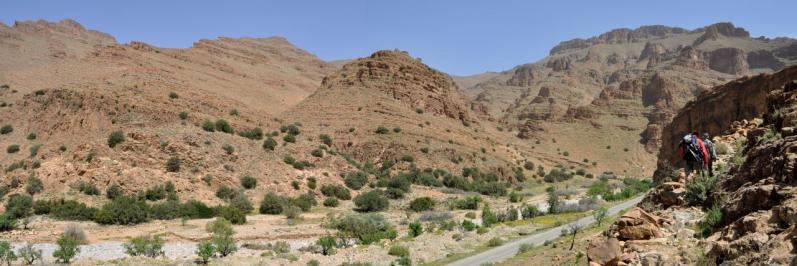 A la sortie des gorges d'Ait Mansour