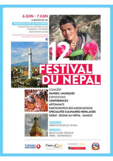 Affiche festival du nepal 2015