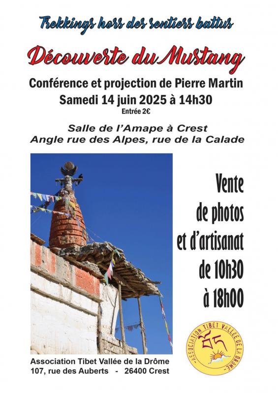 Affiche conférence sur le Mustang