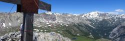 Au sommet de l'Aiguille Rouge